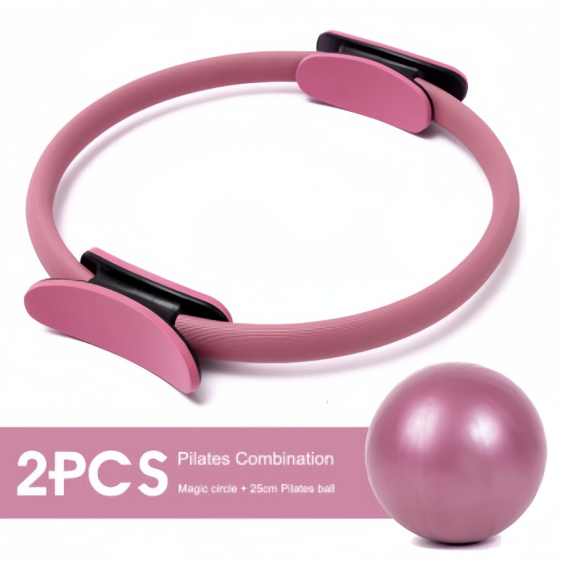 Pilates Yoga Resistance Ring - 25cm Yoga Pilates Ring Set with