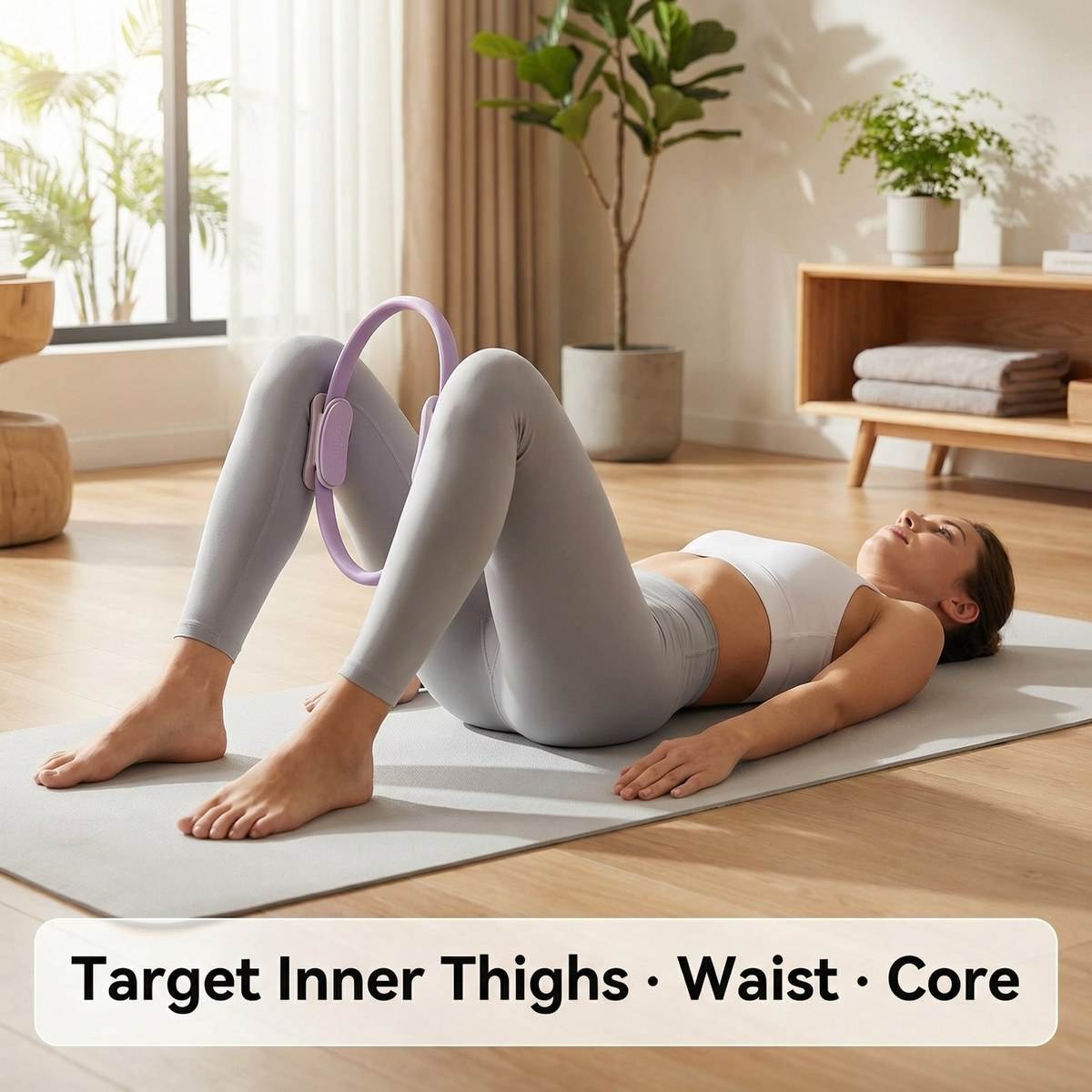 Pilates Yoga Resistance Ring - 38cm Pilates Ring Yoga Magic Circle