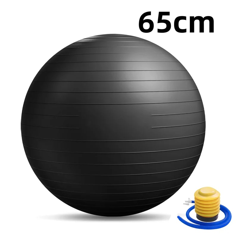 Anti-Burst Yoga Ball with Pump - Pilates Toning Ball review and price