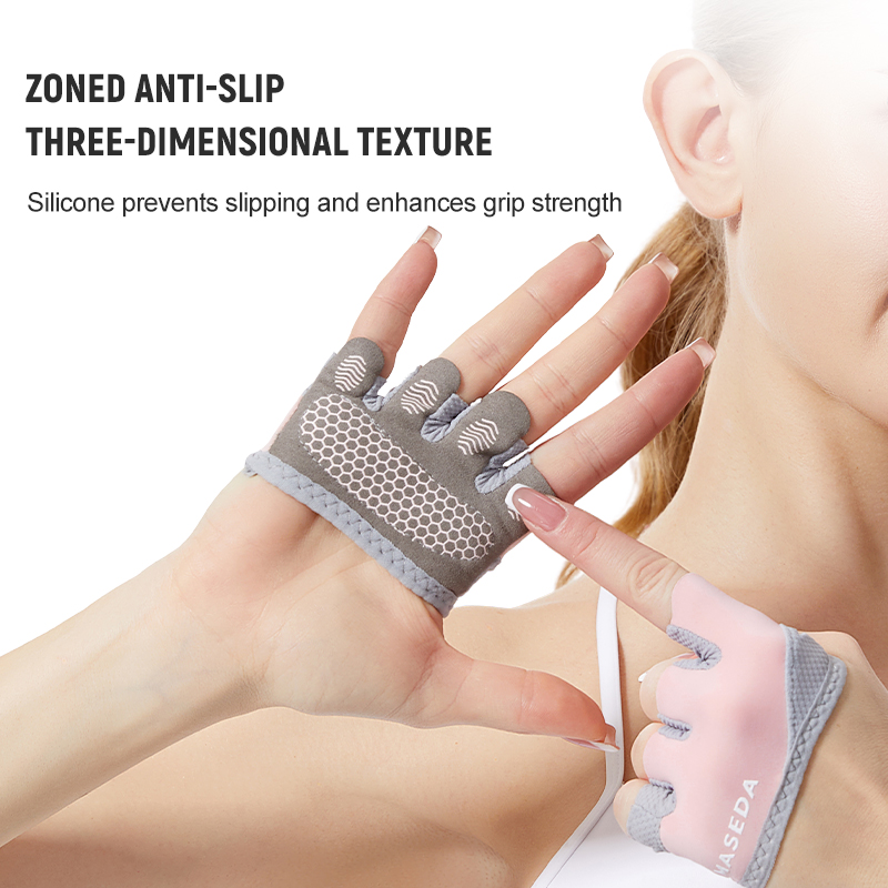 Pair of Fitness Fingerless Glo - Pilates Yoga &A review and price