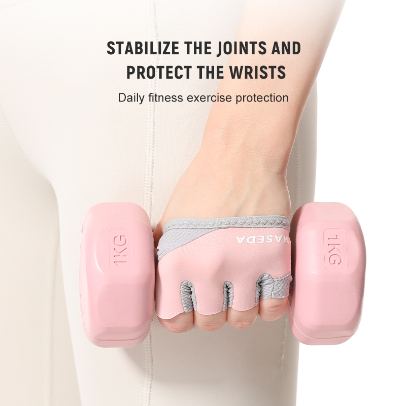 Pair of Fitness Fingerless Glo - Pilates Yoga &A review and price