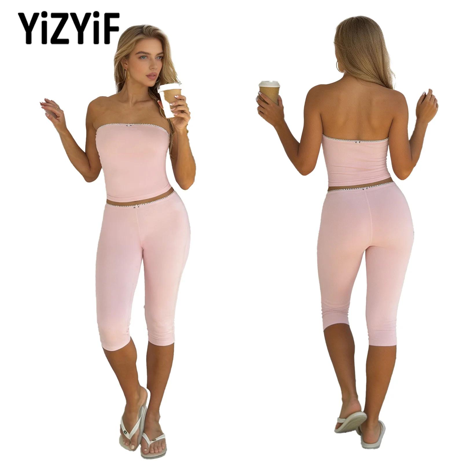 Women Yoga Outfit Strapless Tu - Youtube Yoga Pilates review and price