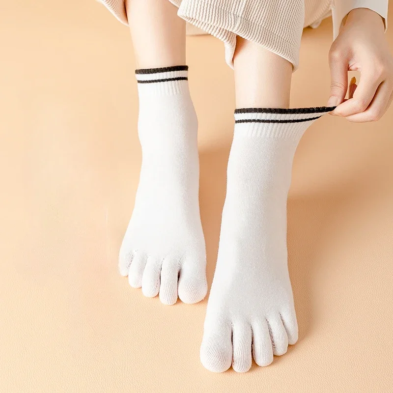 1/5 Pairs Women Cotton Five Fi - Youtube Yoga Pilates review and price