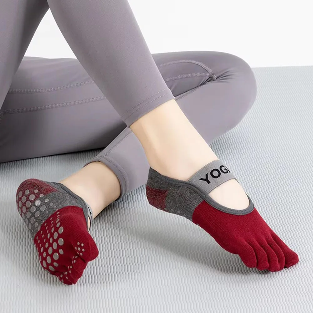 1 Pair of Women's Five Finger  - Youtube Yoga Pilates review and price