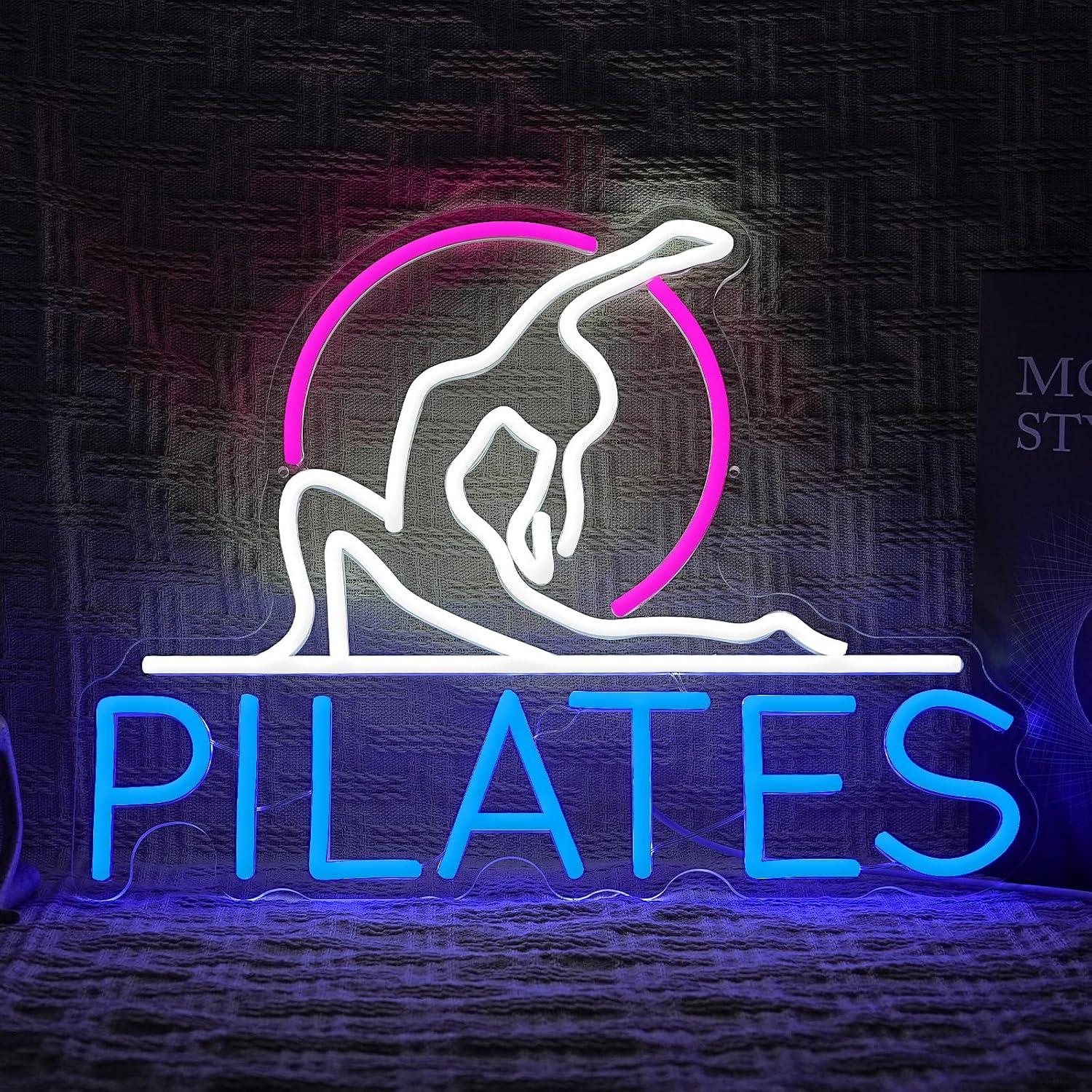 Yoga Pilates Neon Sign Dimmabl - Pilates Yoga Room review and price