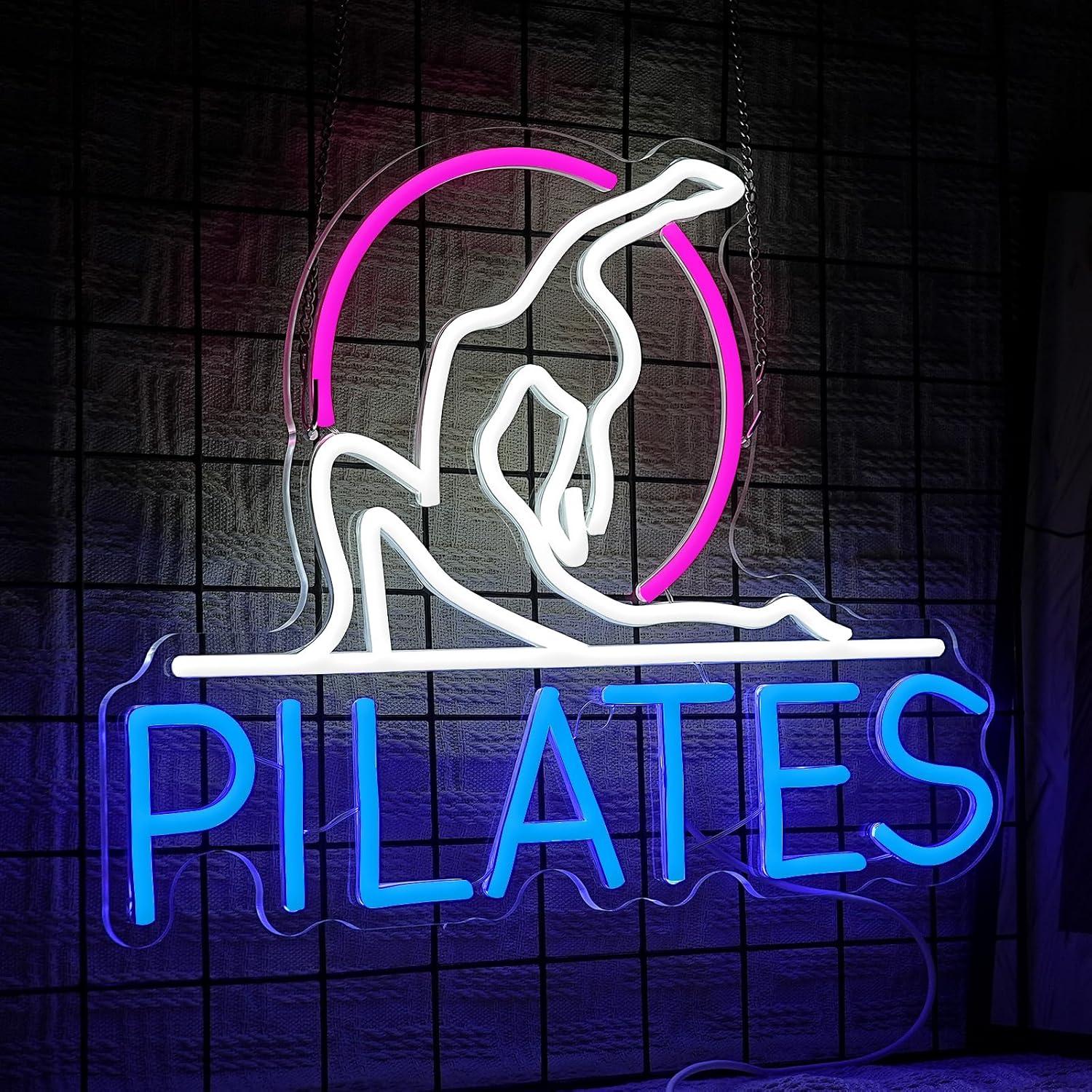 Yoga Pilates Neon Sign Dimmabl - Pilates Yoga Room review and price