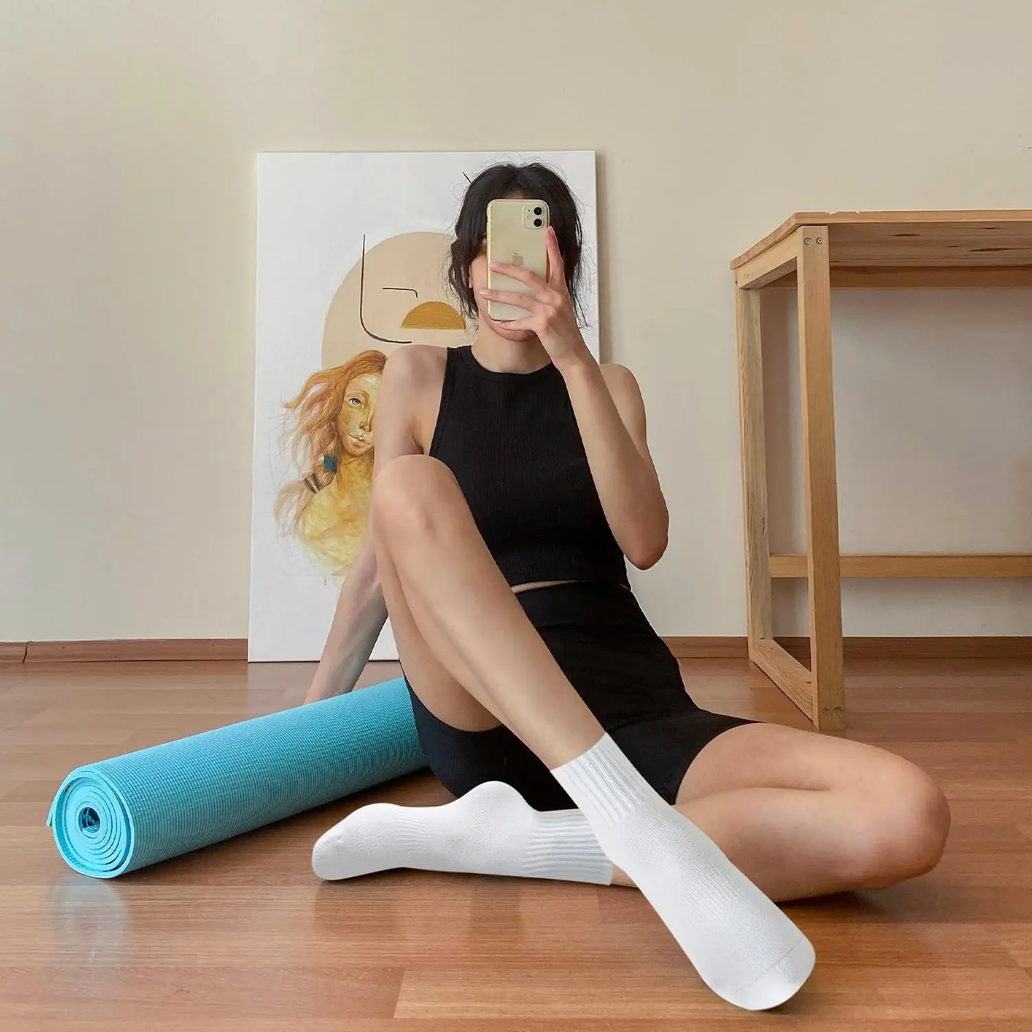 4 pairs of women's yoga socks, - Pilates Yoga &A review and price