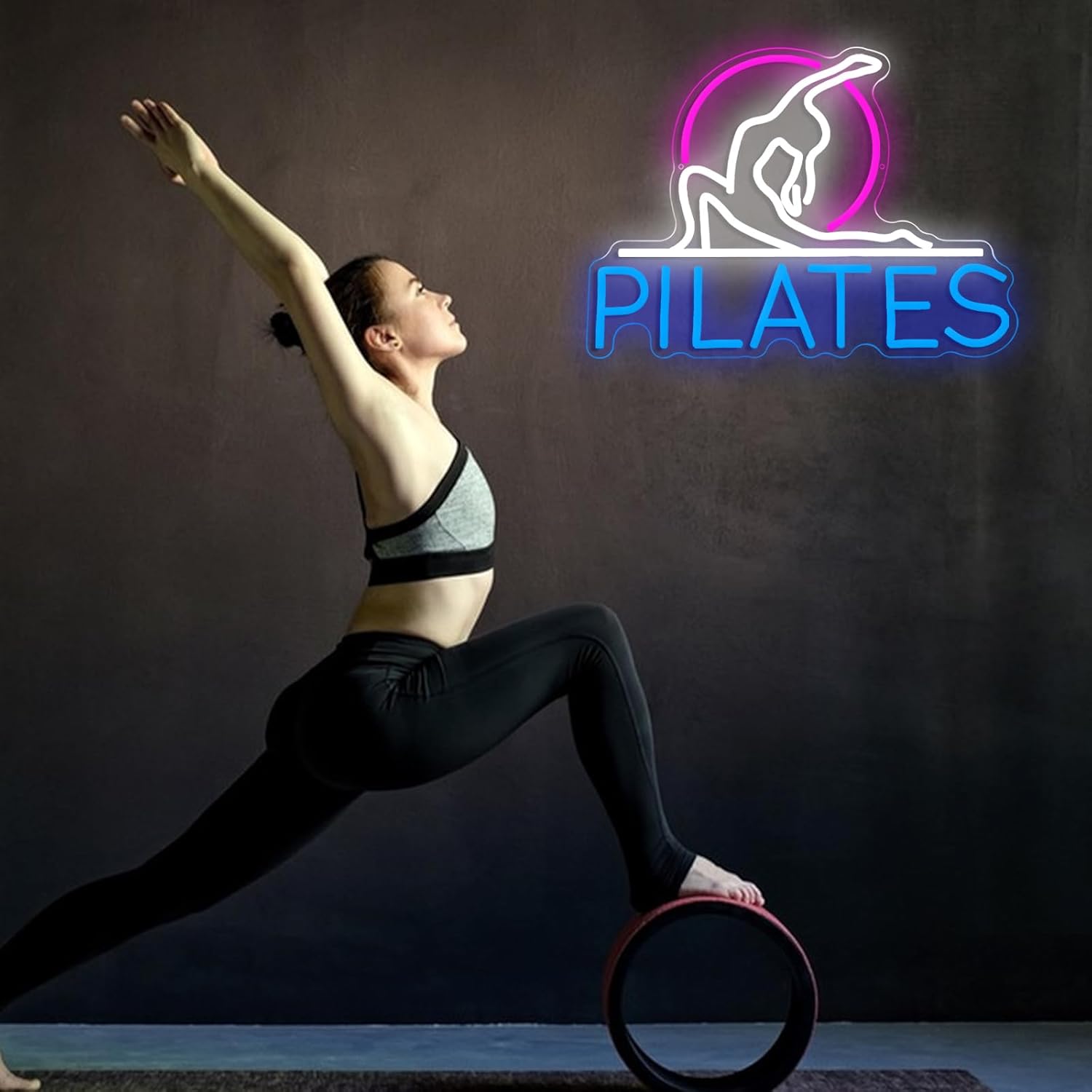 Pilates Neon Sign Yoga Studio  - Pilates Yoga Room review and price