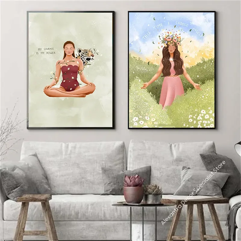 Boho Pilates Exercise Woman Yo - Pilates Yoga Room review and price