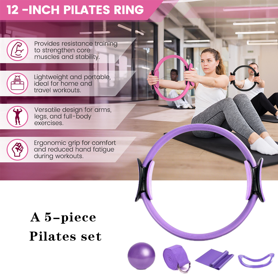 Customized LOGO 5-Piece Home G - Pilates Yoga Resistance Ring review and price