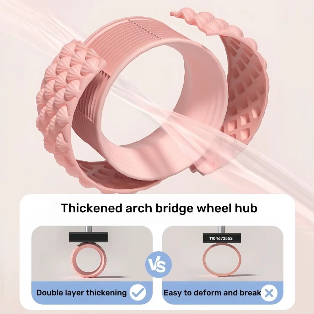 Hot Silicone Yoga Wheel Double - Pilates Yoga Resistance Ring review and price