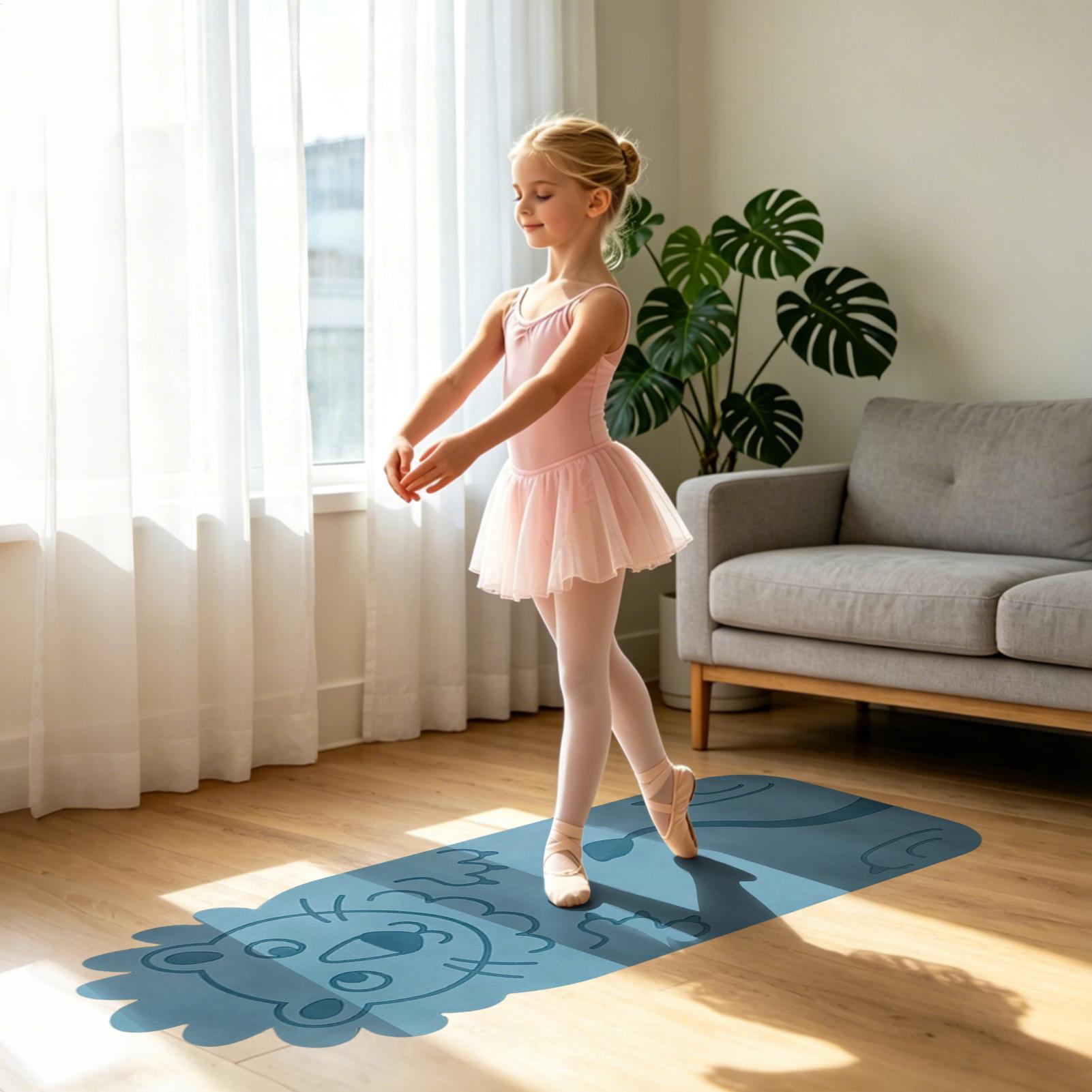 Child Yoga Mat Pilates Cartoon - Pilates Yoga Room review and price