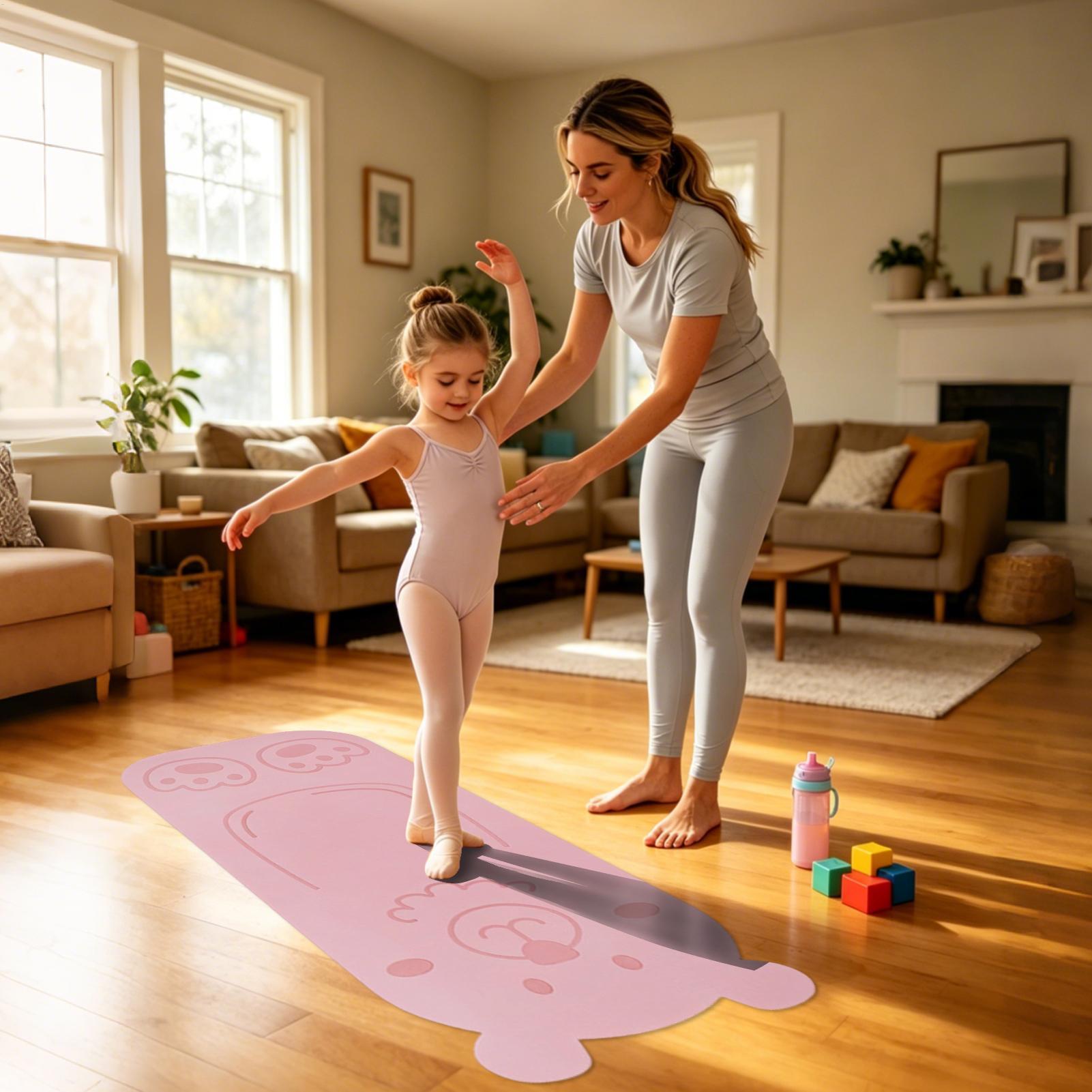Child Yoga Mat Pilates Cartoon - Pilates Yoga Room review and price