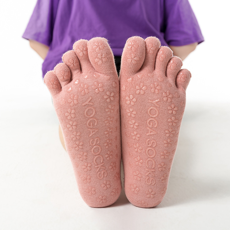 Yoga Sock Women Mid Tube Cotto - Youtube Yoga Pilates review and price