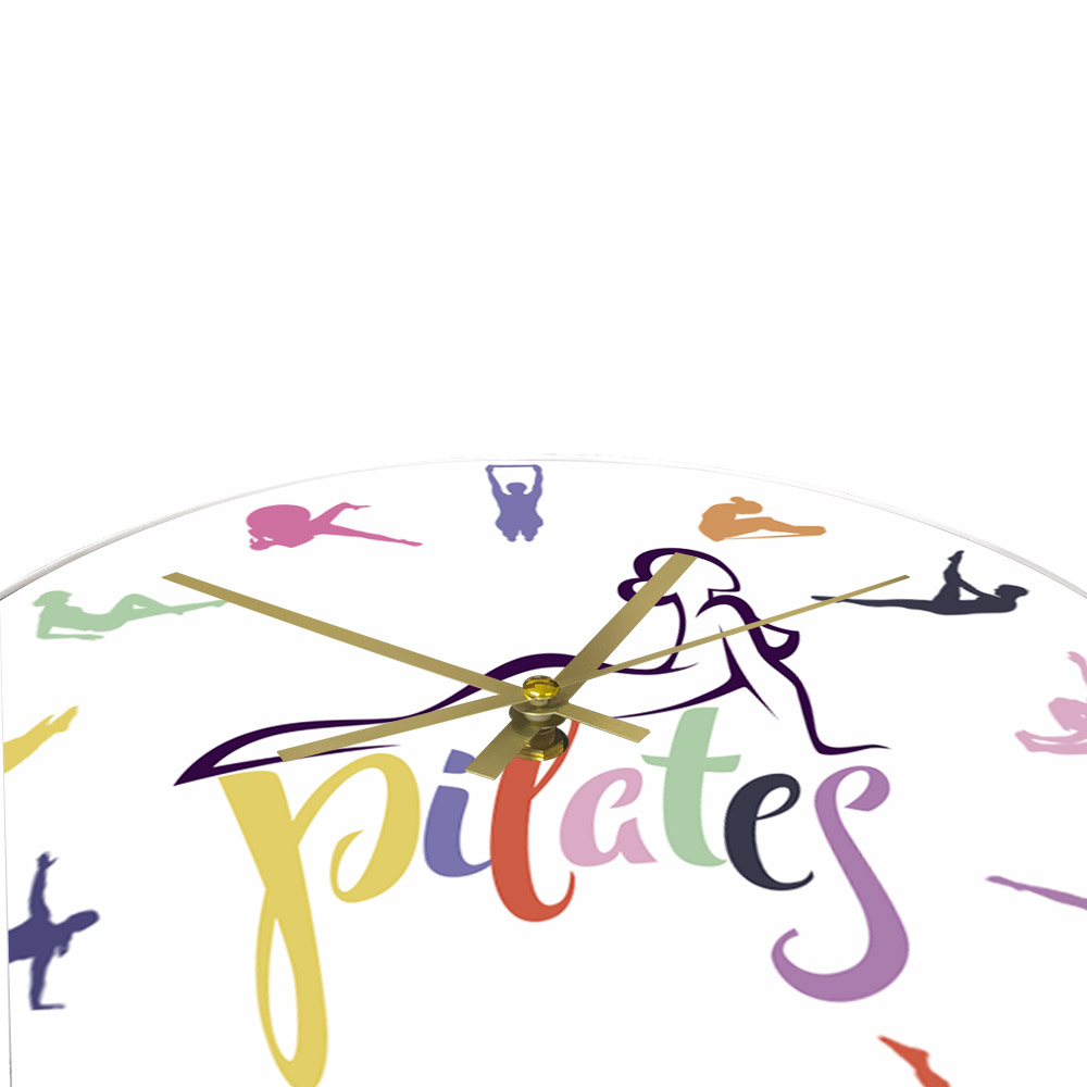 Pilates Pose Colorful Print Wa - Pilates Yoga Room review and price