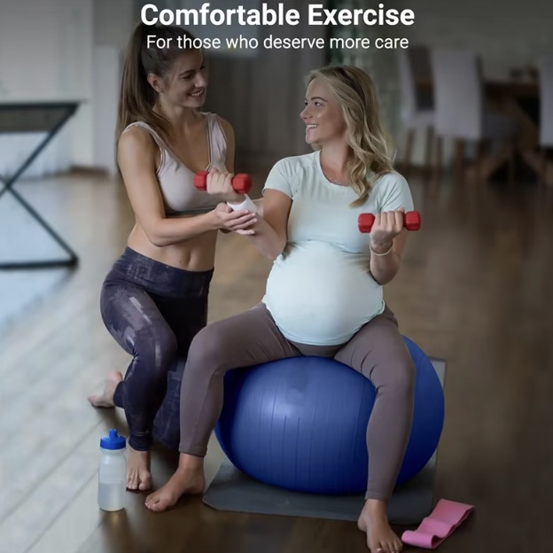 Yoga Ball 75cm Explosion-proof - Pilates Toning Ball review and price