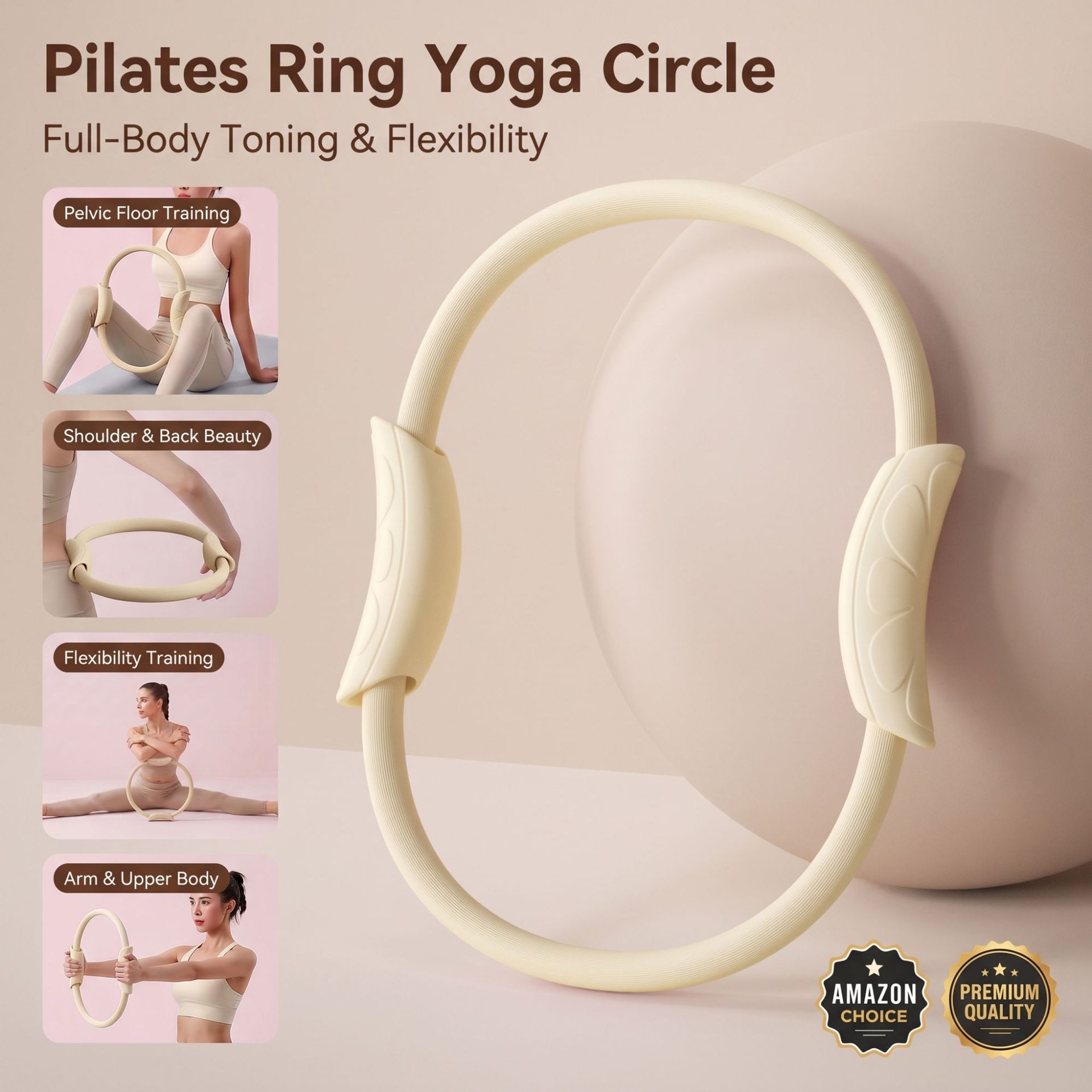 Pilates Ring, Yoga Ring, Pelvi - Pilates Yoga Resistance Ring review and price