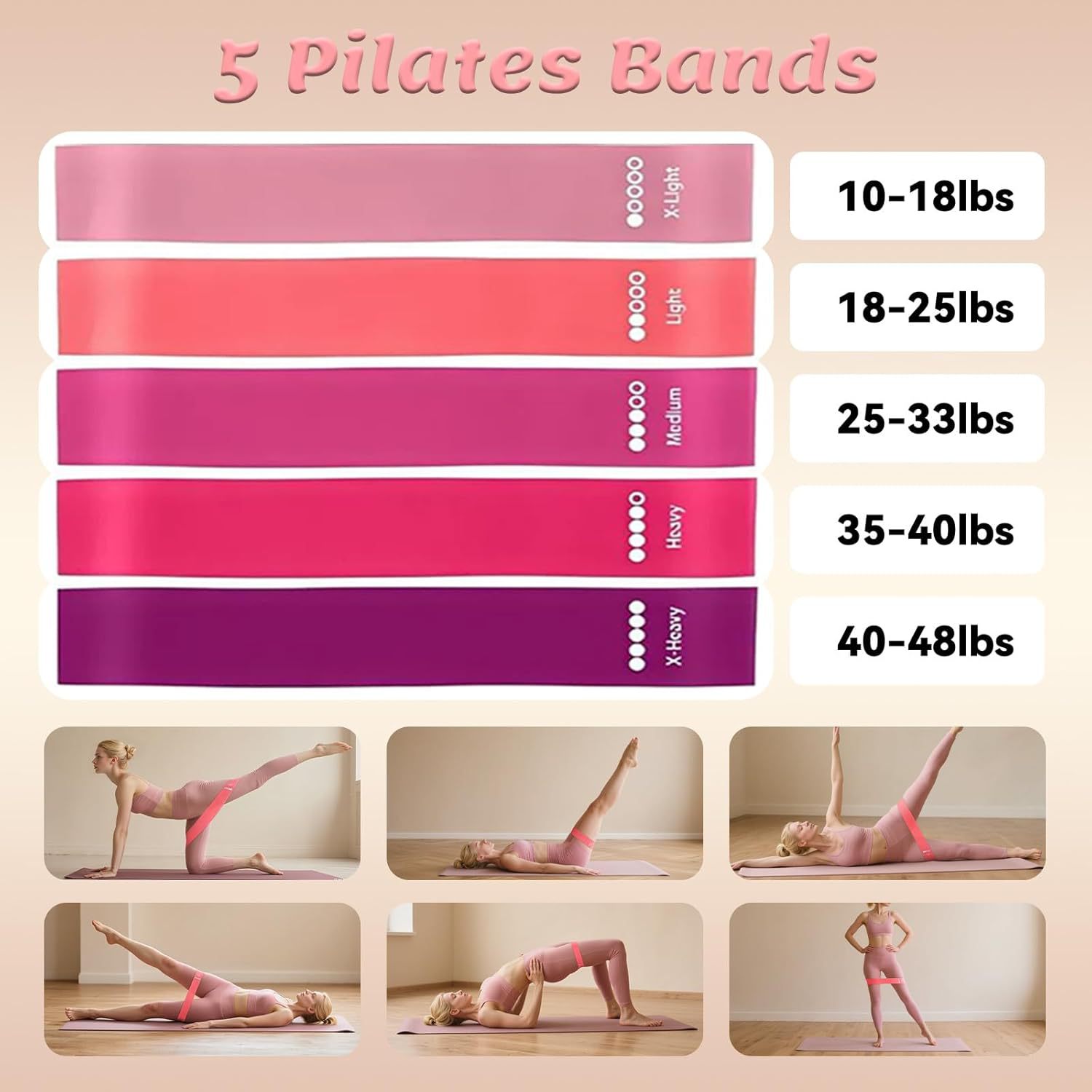 Pilates 11-Piece Set, Includes - Pilates Yoga Resistance Ring review and price