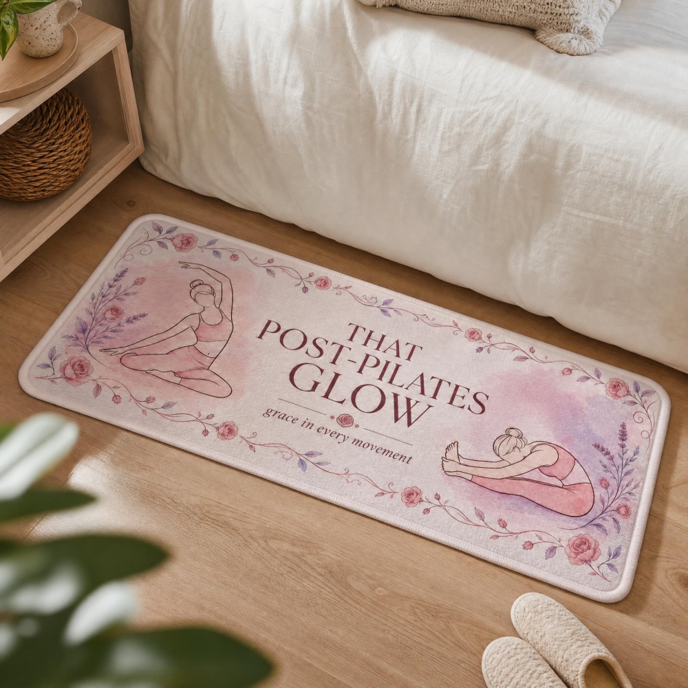 Soft Flannel Floral Yoga Figur - Pilates Yoga Room review and price