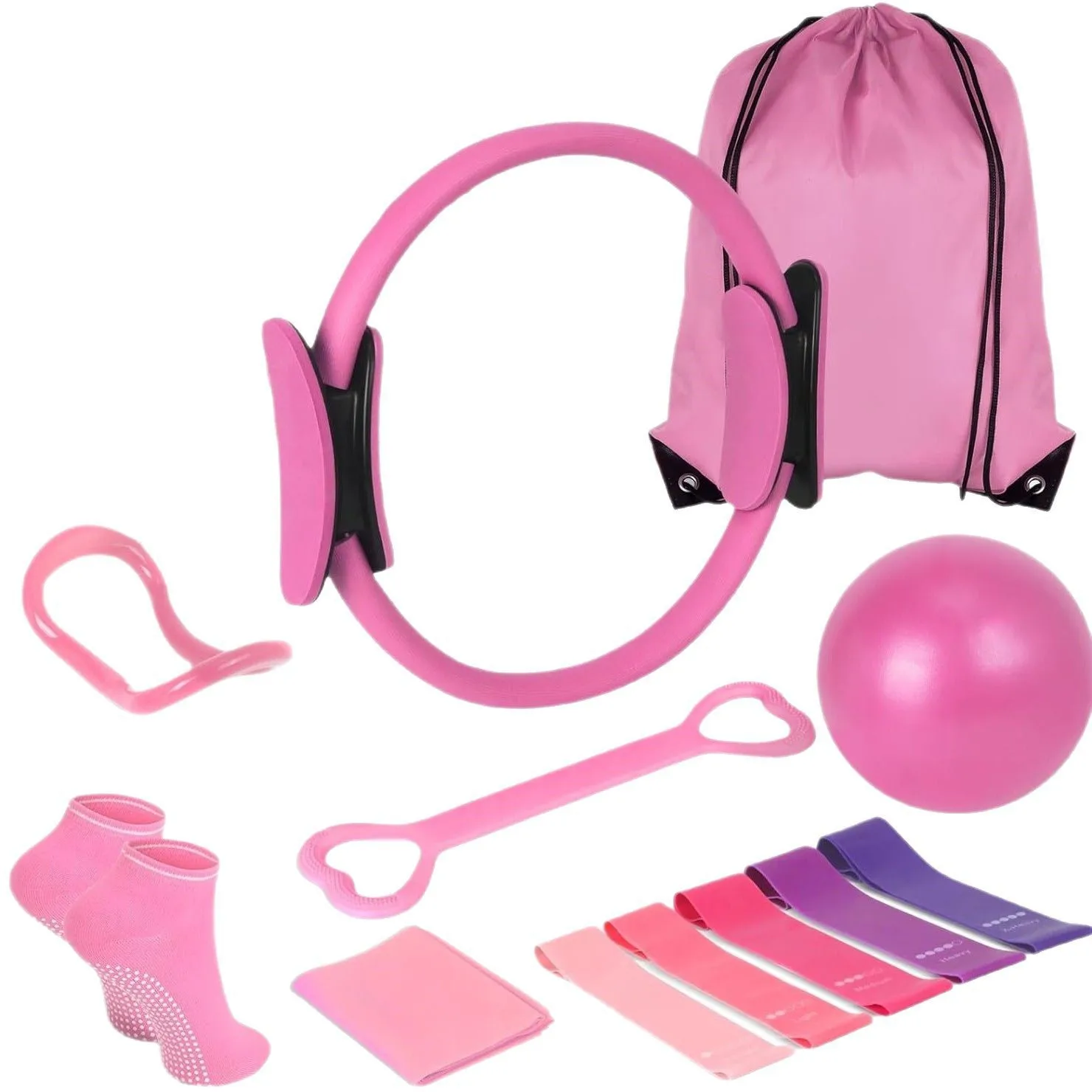 Pilates Ball Set Resistance Ba - Pilates Yoga Resistance Ring review and price